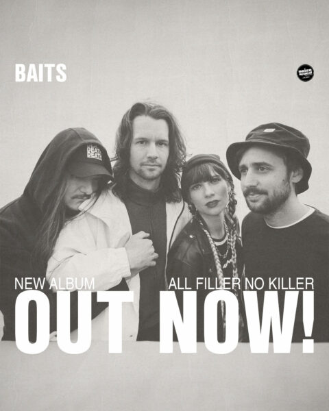 HAPPY RELEASE DAY: BAITS! NEW ALBUM OUT NOW!